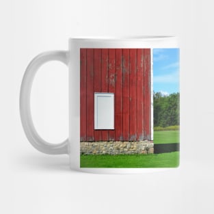 Red Barn & White Horse Mug